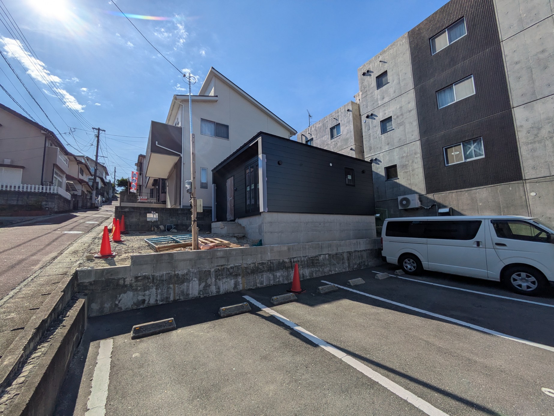 福岡県で建築中のPACO