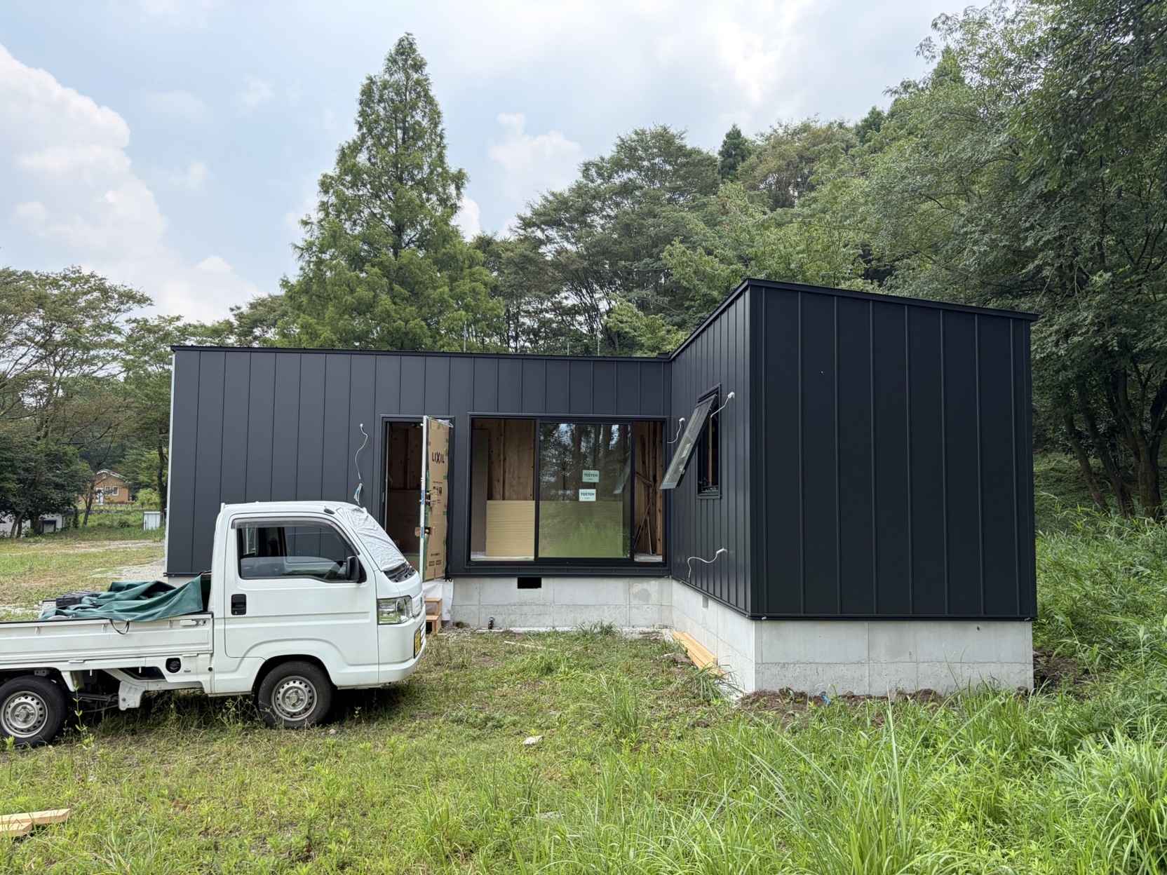 熊本県で建築中のPACO-FAMILYⅡ_L型