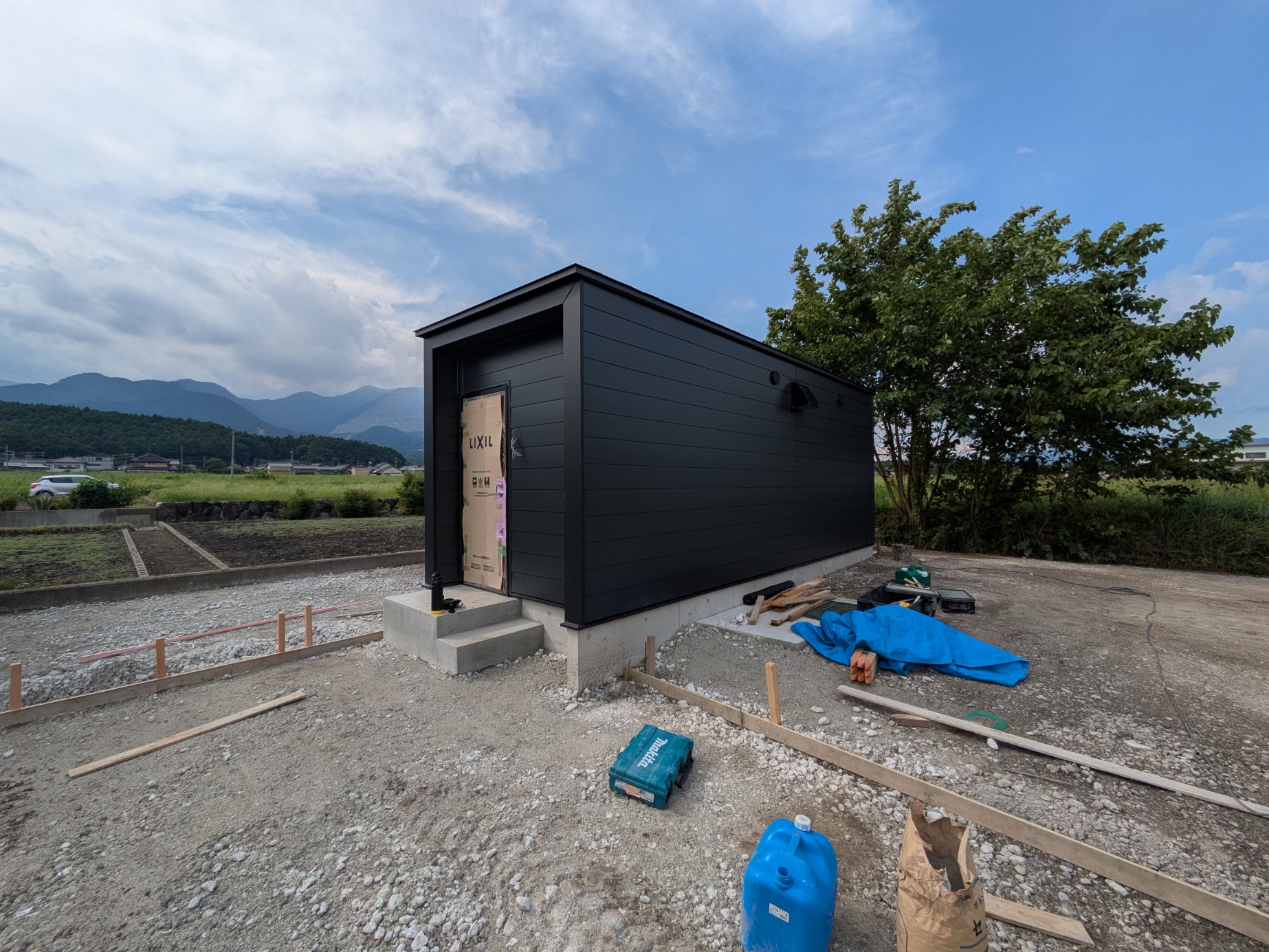 三重県で建築中のPACO